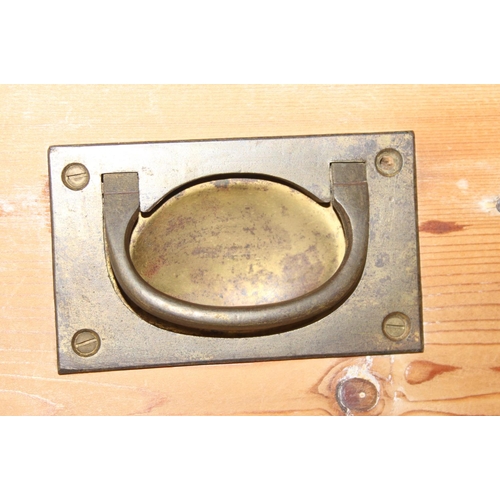 6 - Quirky antique pine drawer repurposed as a cupboard or bedside cabinet, 58cm x 32cm x 101cm