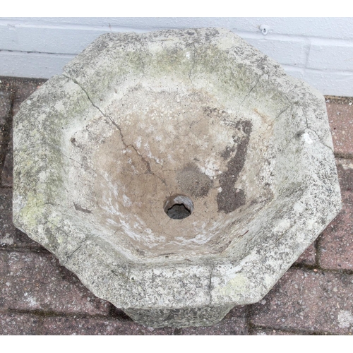 320 - Two antique garden urns, the largest 52cm diameter x 67cm tall [2]