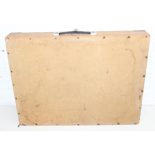 296 - Tabletop glazed display case with metal reinforced corners & carry handle, ideal display case for an... 