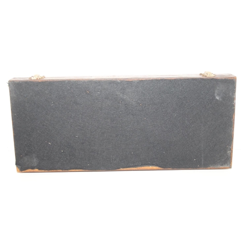 297 - Slimline tabletop glazed display case, ideal for antique fairs, 59 x 27 x 6cm