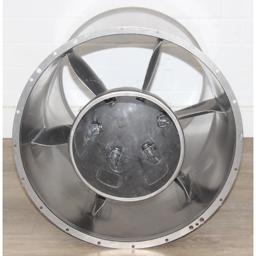 199E - A modern metal aeroplane engine cowling, polished metal finish, would make an ideal table base with ... 