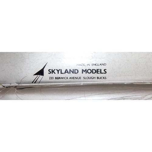 683 - Model of a Boeing 747-267B built by Skyland Models with Cathay Pacific livery, 69cm x 61cm