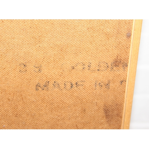 62 - A retro 1950's display or cocktail cabinet with mirror front and glass shelves, 91cm x 28cm x 93cm