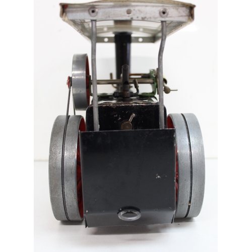 684 - Vintage Mamod traction engine T.E.1, with accessories and original box, box 27cm x 15cm x 18cm