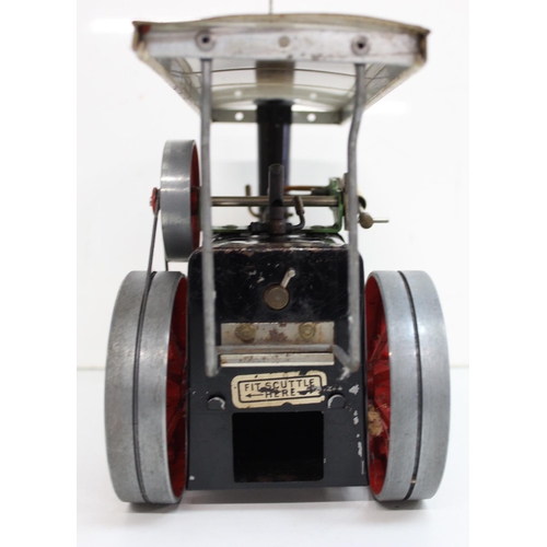 684 - Vintage Mamod traction engine T.E.1, with accessories and original box, box 27cm x 15cm x 18cm