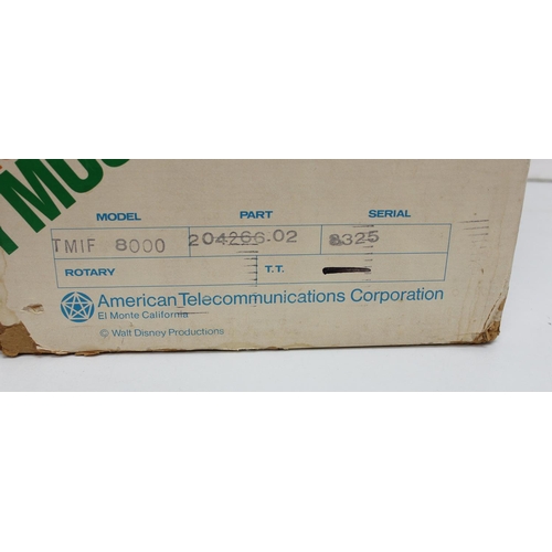 685 - 1976 Mickey Mouse push button phone, complete with box, manual and booklet. Model TMIF 8000 by Deco-... 