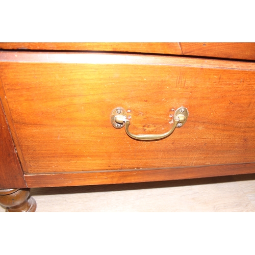 83 - An unusual antique window seat or ottoman with floral upholstered top and long drawer to base, made ... 