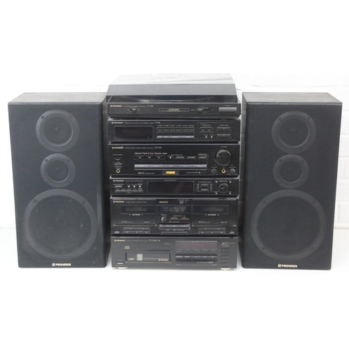 Pioneer Hi-Fi stack to inc a PL-Z94, F-Z94L, DC-Z94, PD-Z84M, a