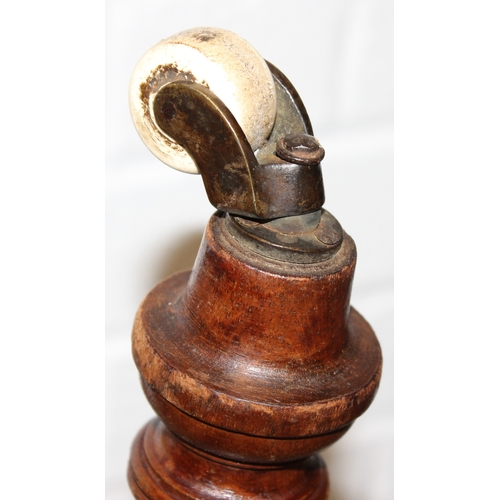 58 - A set of Four matched salon chairs with carved and curved backs and gold coloured upholstery, each 8... 