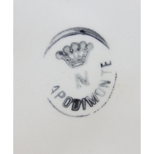 280 - Two decorative figural table lamps with shades, one by B. Merti, the other Capodimonte and a Capodim... 