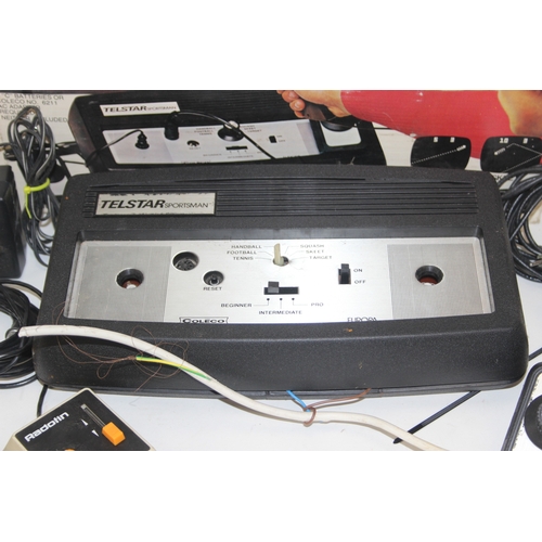 A vintage Telstar Europa Sportsman video game console in original box ...