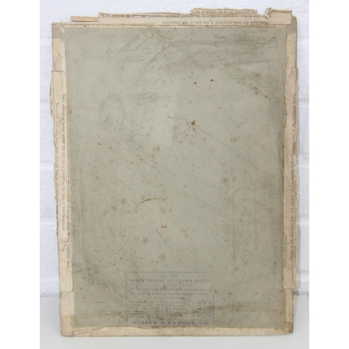 375B - John Pedder R.I. (British, 1850-1929)
watercolour on paper mounted on board depicting cows grazing i... 