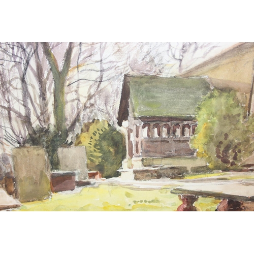 377D - John Pedder R.I. (British, 1850-1929)
Two watercolours on paper depicting Stalmine Church in Lancash... 