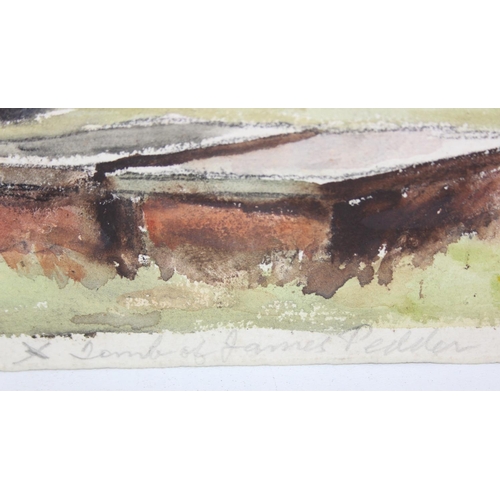 377D - John Pedder R.I. (British, 1850-1929)
Two watercolours on paper depicting Stalmine Church in Lancash... 