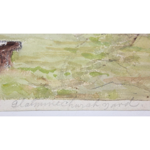 377D - John Pedder R.I. (British, 1850-1929)
Two watercolours on paper depicting Stalmine Church in Lancash... 