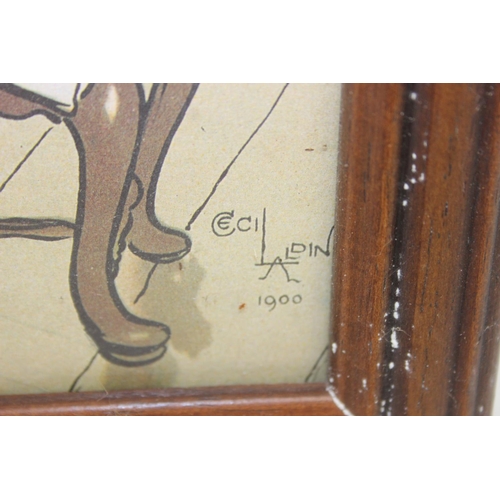 437 - Four assorted hunting related prints to inc one after Cecil Aldin, Ackermann's Series of National St... 