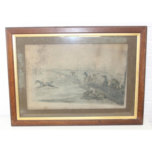 437 - Four assorted hunting related prints to inc one after Cecil Aldin, Ackermann's Series of National St... 