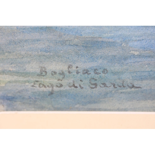 443 - An antique coloured print in decorative gilt frame, believed to be Herbert Spencer (1820-1903), 36cm... 