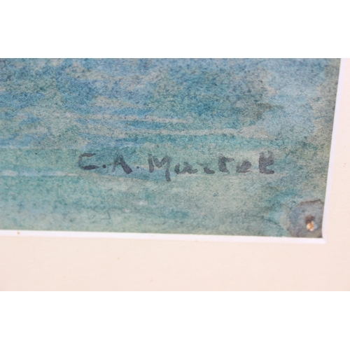 443 - An antique coloured print in decorative gilt frame, believed to be Herbert Spencer (1820-1903), 36cm... 