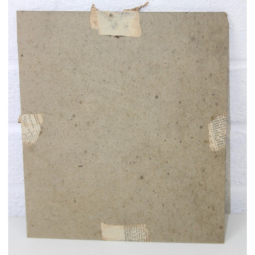 453B - Fred Shaw (British 1848-1923), small unframed watercolour depicting a Victorian female tending to a ... 