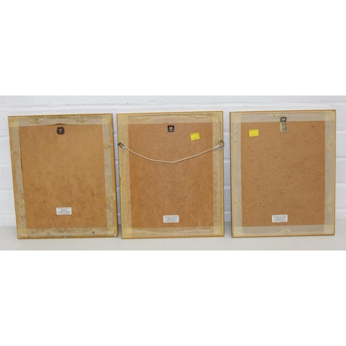 455 - Maggie Riegler (Scottish, 1944-2018), three assorted prints on petal and tea paper to inc a Puffin, ... 