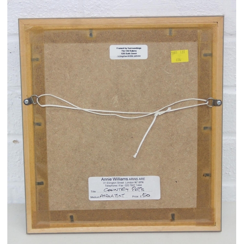 456 - Four assorted prints to inc two signed examples, artists to inc Annie Williams, Helen Hanson, Willia... 