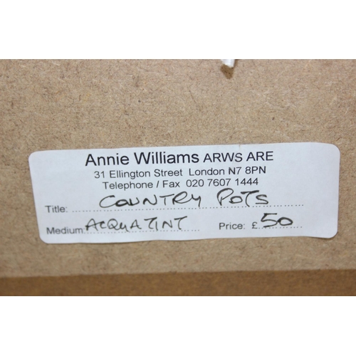 456 - Four assorted prints to inc two signed examples, artists to inc Annie Williams, Helen Hanson, Willia... 