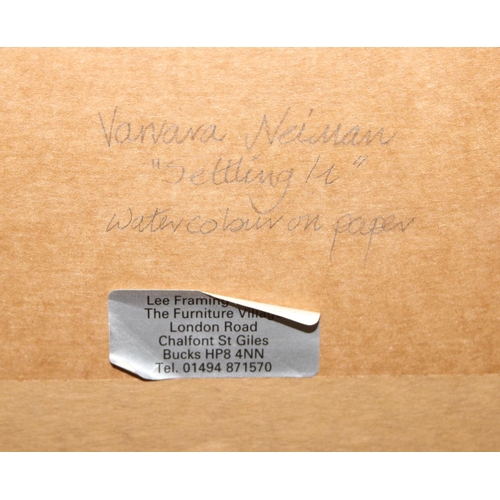 462 - Qty of paintings to inc a colourful oil on canvas of flowers, a watercolour of sunflowers in vases, ... 