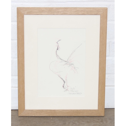 467 - Ostinelli & Priest - a pencil and ink sketch entitled 