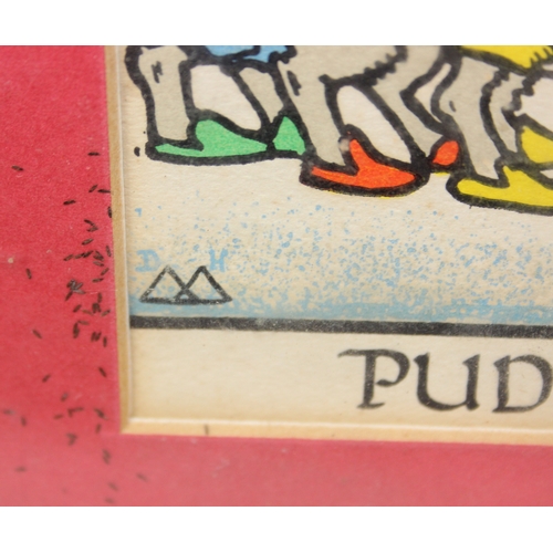 470 - Dorothy Hutton - a pair of vintage coloured prints 