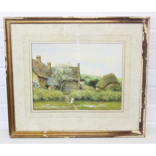 470 - Dorothy Hutton - a pair of vintage coloured prints 