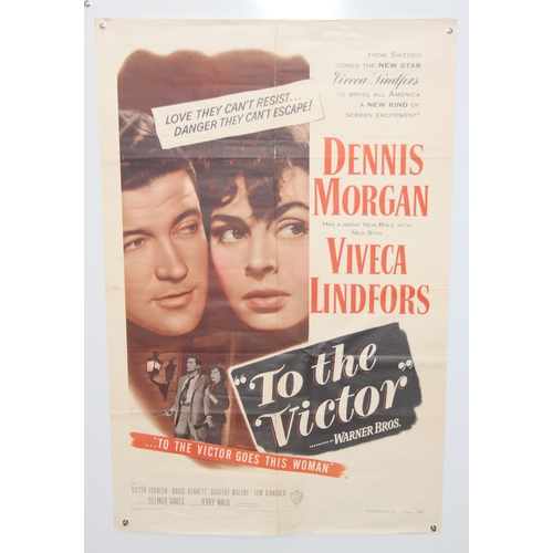 471 - A Qty of vintage film posters to include - Dennis Morgan & Viveca Lindfors in 