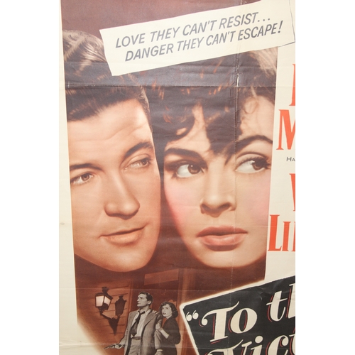 471 - A Qty of vintage film posters to include - Dennis Morgan & Viveca Lindfors in 