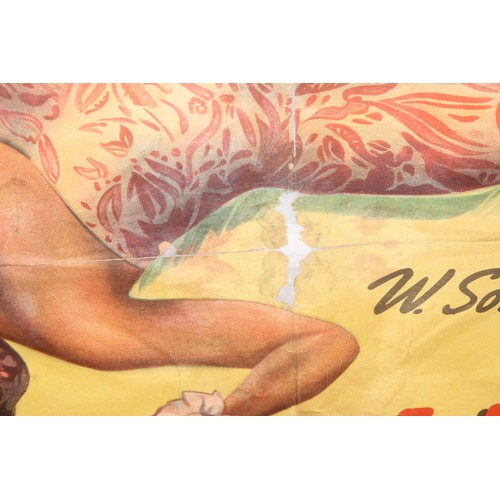 471 - A Qty of vintage film posters to include - Dennis Morgan & Viveca Lindfors in 