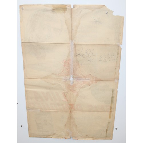 471 - A Qty of vintage film posters to include - Dennis Morgan & Viveca Lindfors in 