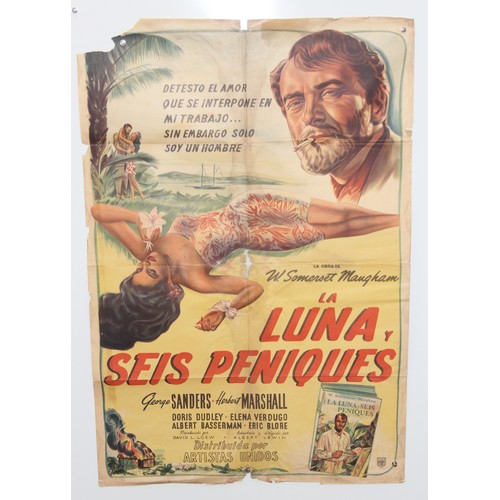 471 - A Qty of vintage film posters to include - Dennis Morgan & Viveca Lindfors in 