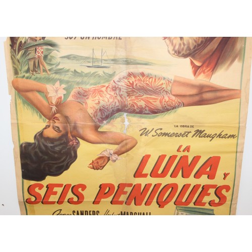 471 - A Qty of vintage film posters to include - Dennis Morgan & Viveca Lindfors in 