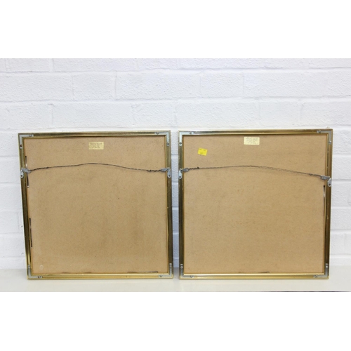 481 - Six assorted Chinese paintings on silk and fabric and an Oriental embroidery, all framed, 20th centu... 