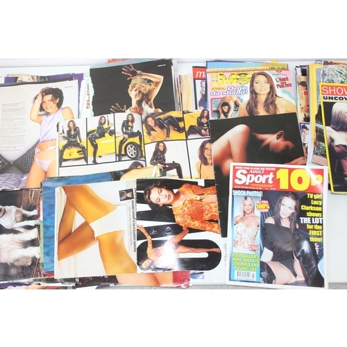 510 - Qty of assorted vintage glamour magazines and publications, to inc some with more hardcore content