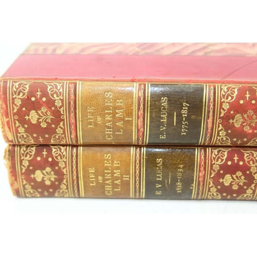 544 - LUCAS (E. V.) 'The Life of Charles Lamb' in two volumes, Methuen & Co publishers, undated but circa ... 