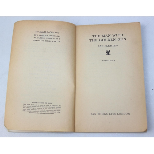 553 - Five 1960's/1970's James Bond soft cover books published by Pan [5]