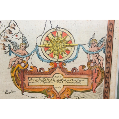John Speed (British 1552-1629): 'The Province Connaught', a superb ...