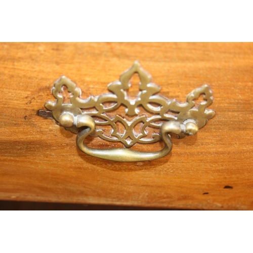 71 - A 19th century mahogany linen press with two drawers to base and converted single shelf to interior ... 