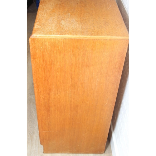 14 - G Plan [E Gomme] China White range five drawer chest of drawers, 76cm x 45cm x 98cm