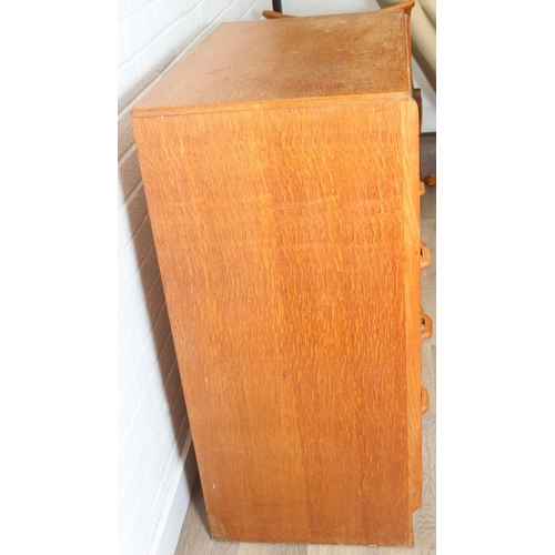 14 - G Plan [E Gomme] China White range five drawer chest of drawers, 76cm x 45cm x 98cm