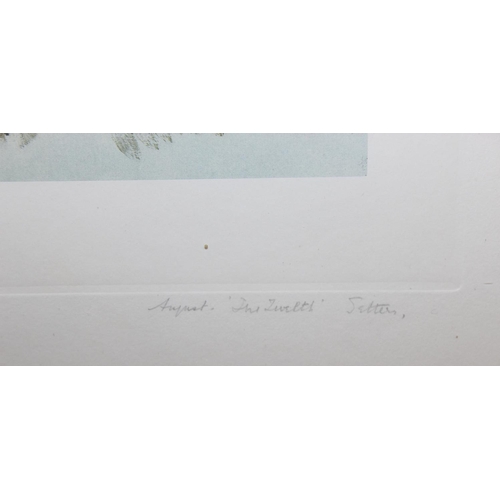 422 - Maud Alice Earl (1863–1943), a pair of pencil signed photogravure prints depicting sporting dogs, ha... 