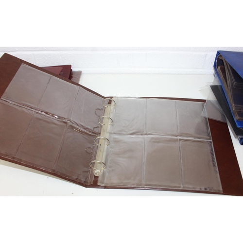 546 - Postcards and other albums, with inserts