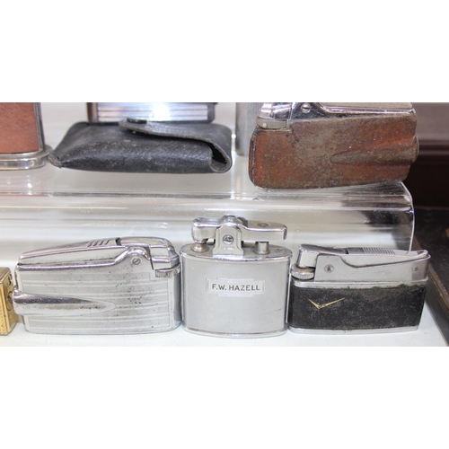 1557 - Qty of assorted smoking related items to inc Bakelite ashtrays, lighters advertising items etc