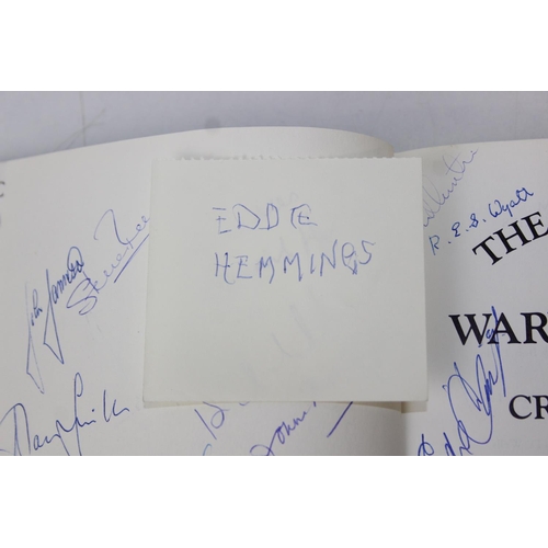 530 - Autographs; Cricketers - Books about cricket, with approximately 40 autographs, mostly cricketers, t... 