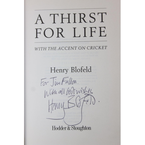 530 - Autographs; Cricketers - Books about cricket, with approximately 40 autographs, mostly cricketers, t... 